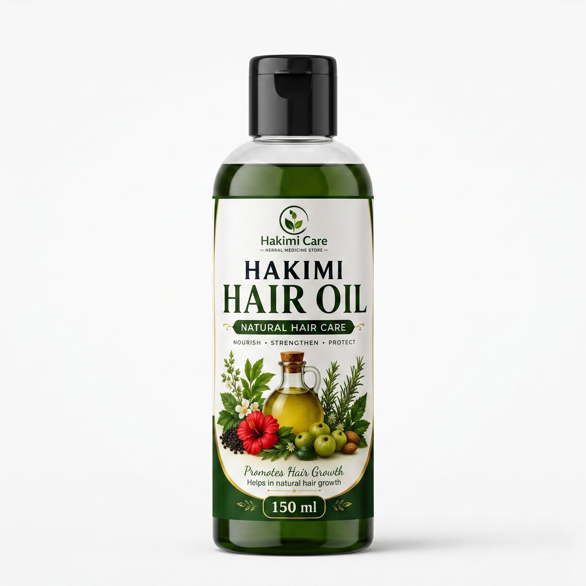 Hakimi Hair Oil bottle 